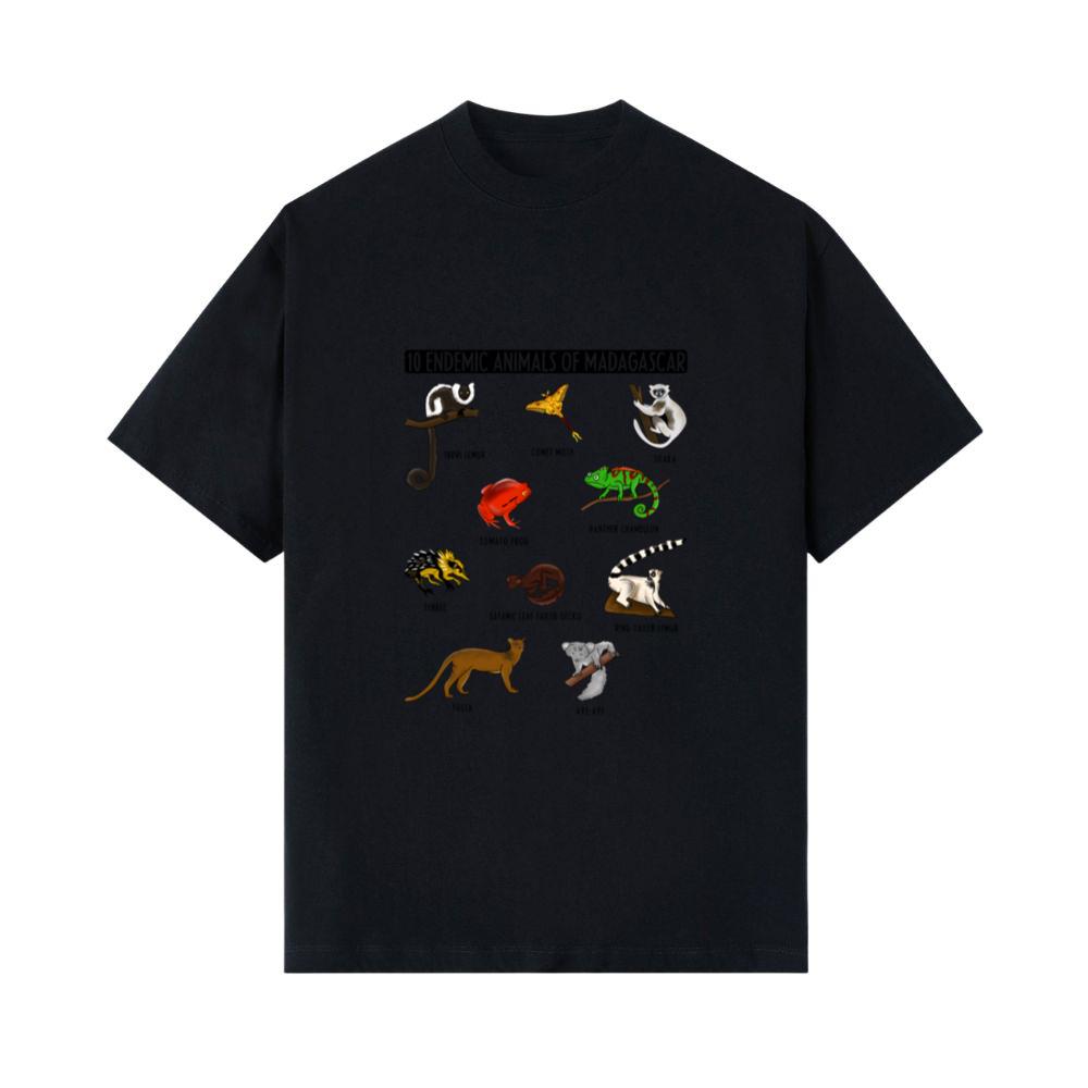 10 Endemic Animals of Madagascar for Animals Lover T- Shirts