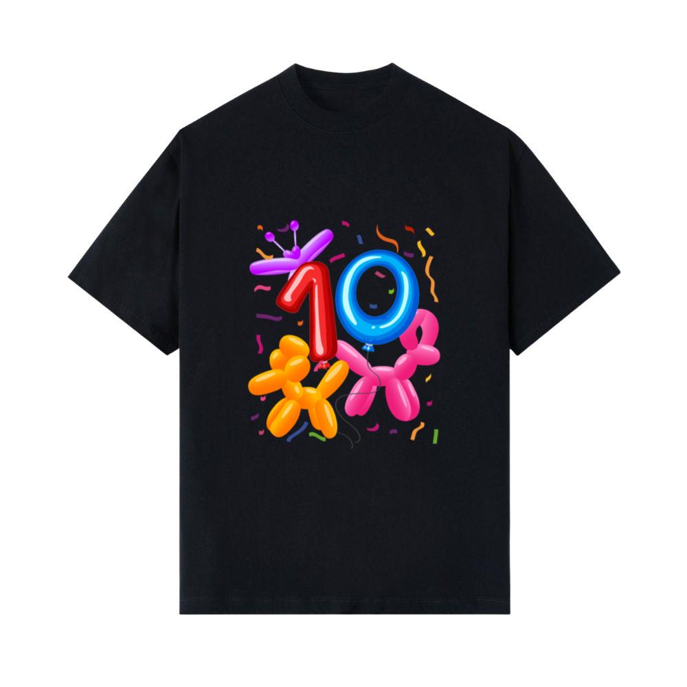 10th Birthday _ Balloon Animals Themed Birthday _ T- Shirts