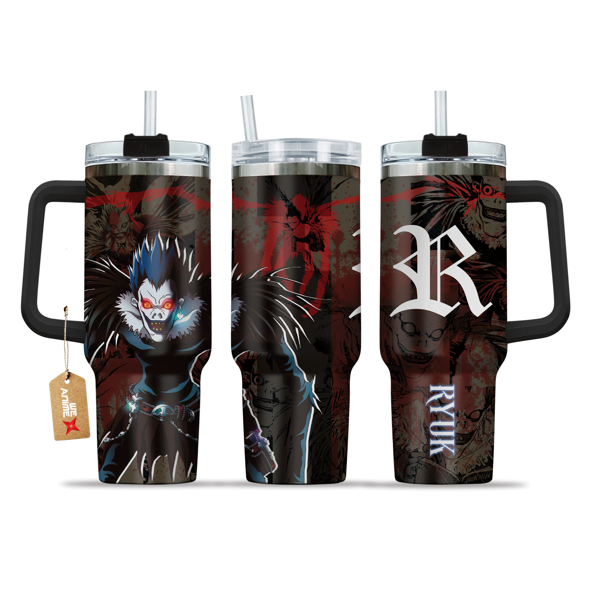Ryuk 40oz Tumbler Cup With Handle Anime Cup