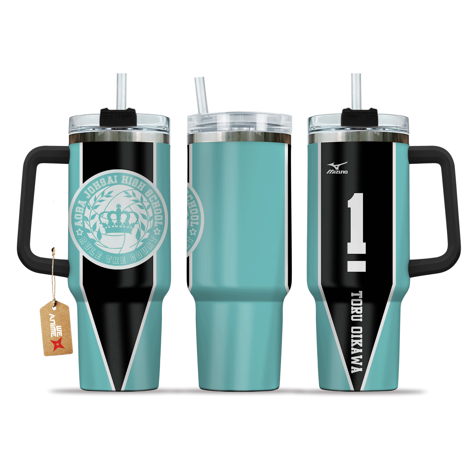 Toru Oikawa 40oz Tumbler Cup With Handle Anime Accessories