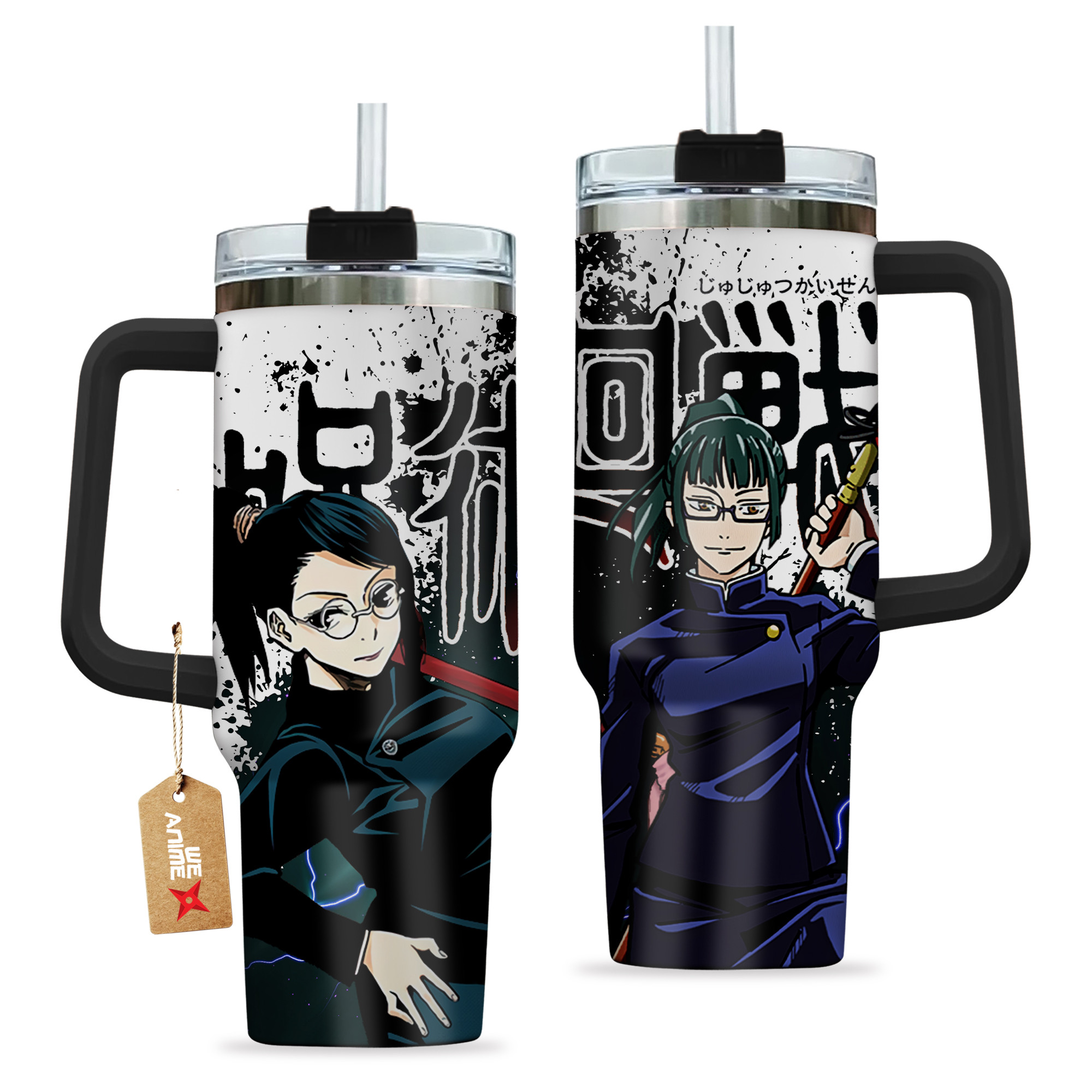 Maki Zenin 40oz Tumbler Cup With Handle Anime Cup