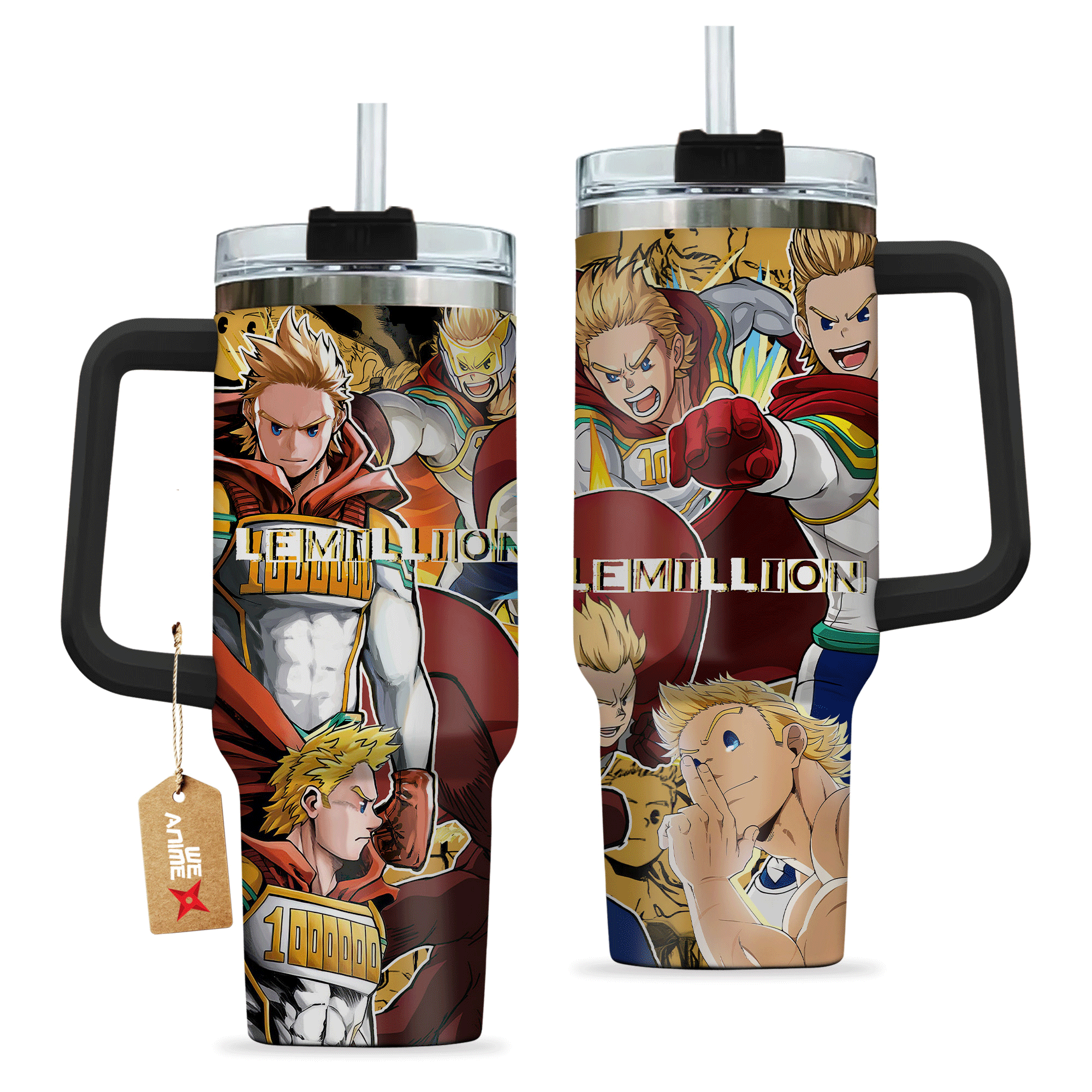 Mirio Togata Lemillion 40oz Travel Tumbler Anime Cup