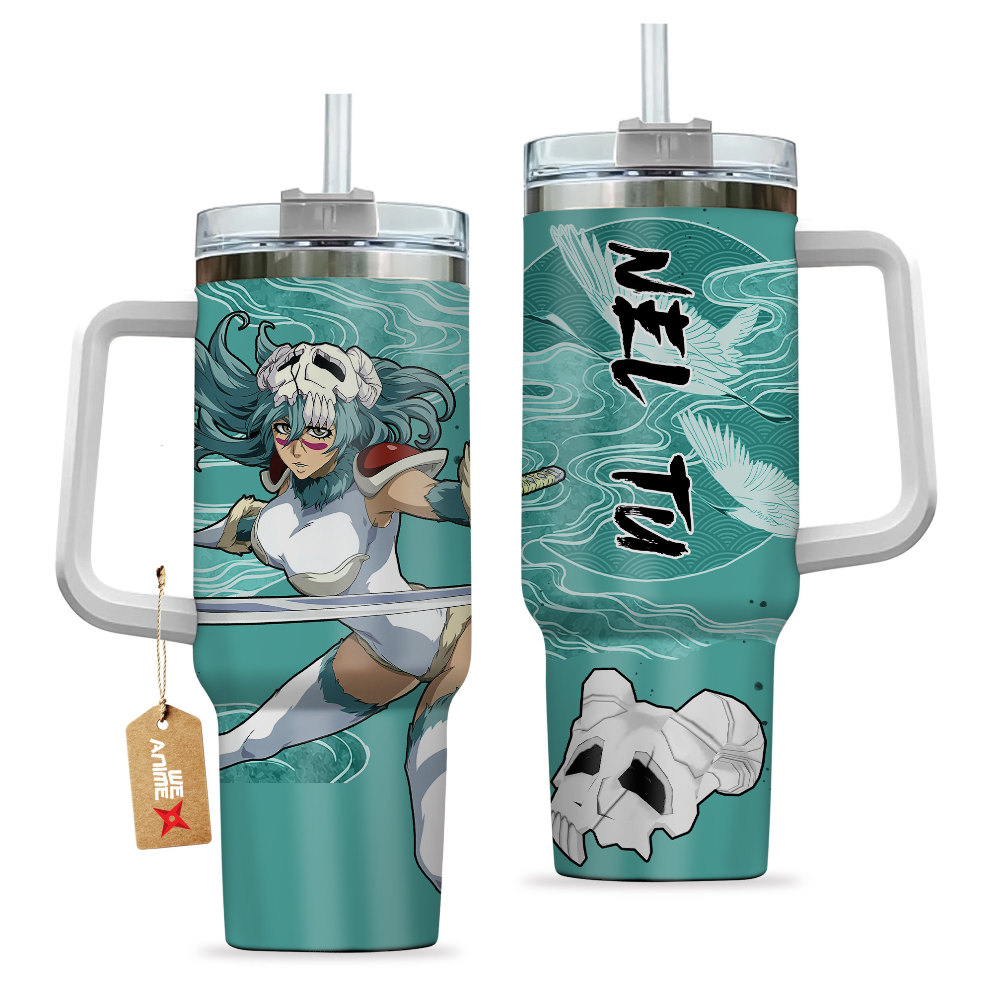 Nel Tu 40oz Tumbler Cup With Handle Anime