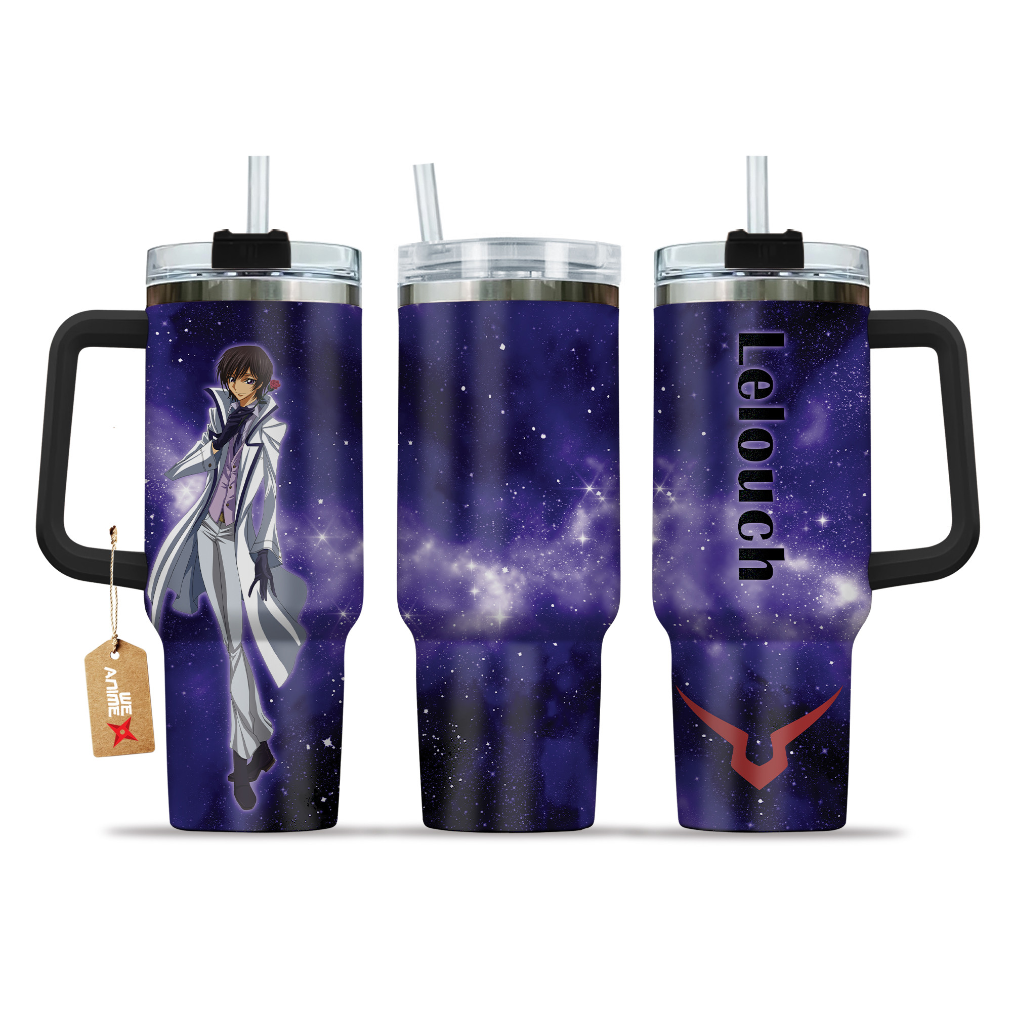 Lelouch vi Britannia 40oz Tumbler Cup With Handle Anime Accessories