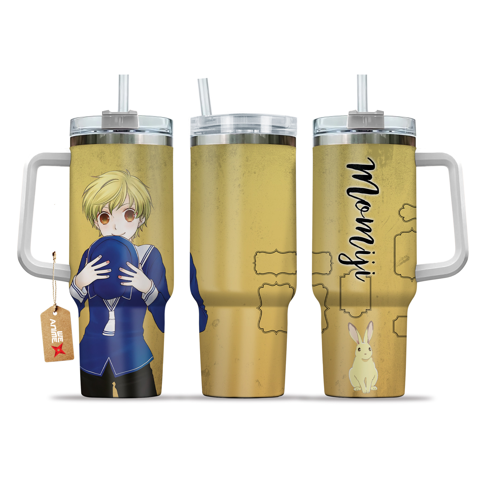 Momiji Sohma 40oz Tumbler Cup With Handle Anime Accessories