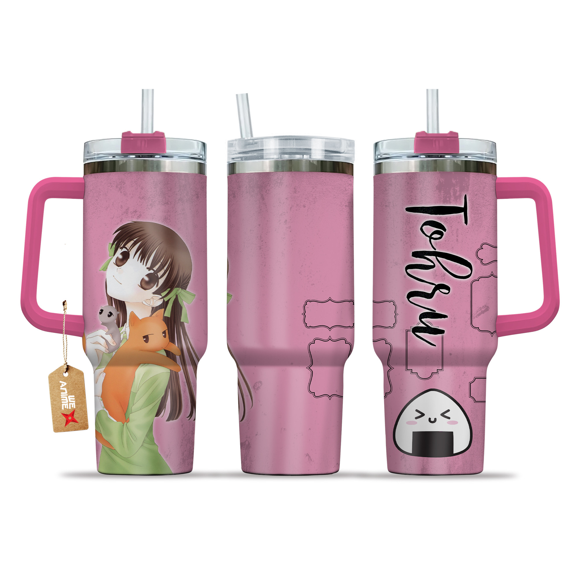 Tohru Honda 40oz Tumbler Cup With Handle Anime Accessories