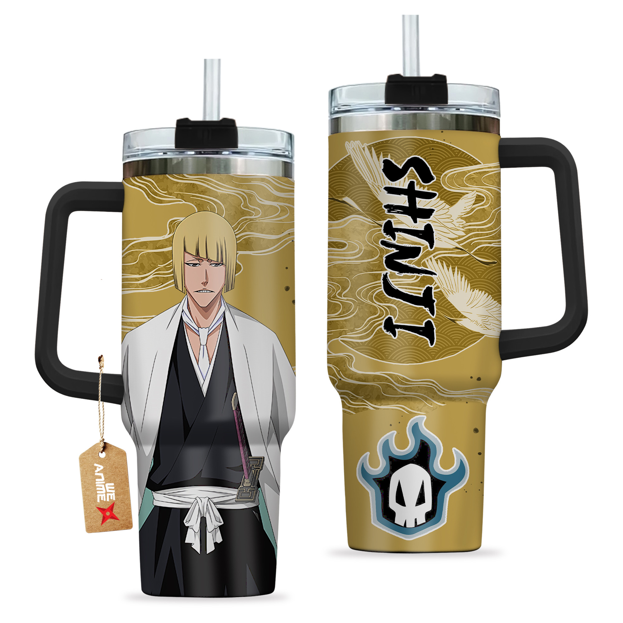 Shinji Hirako 40oz Tumbler Cup With Handle Anime
