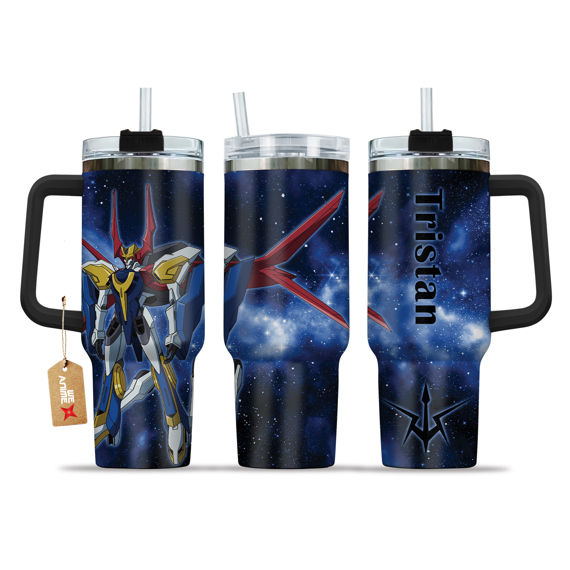 Tristan Divider 40oz Tumbler Cup With Handle Anime Accessories