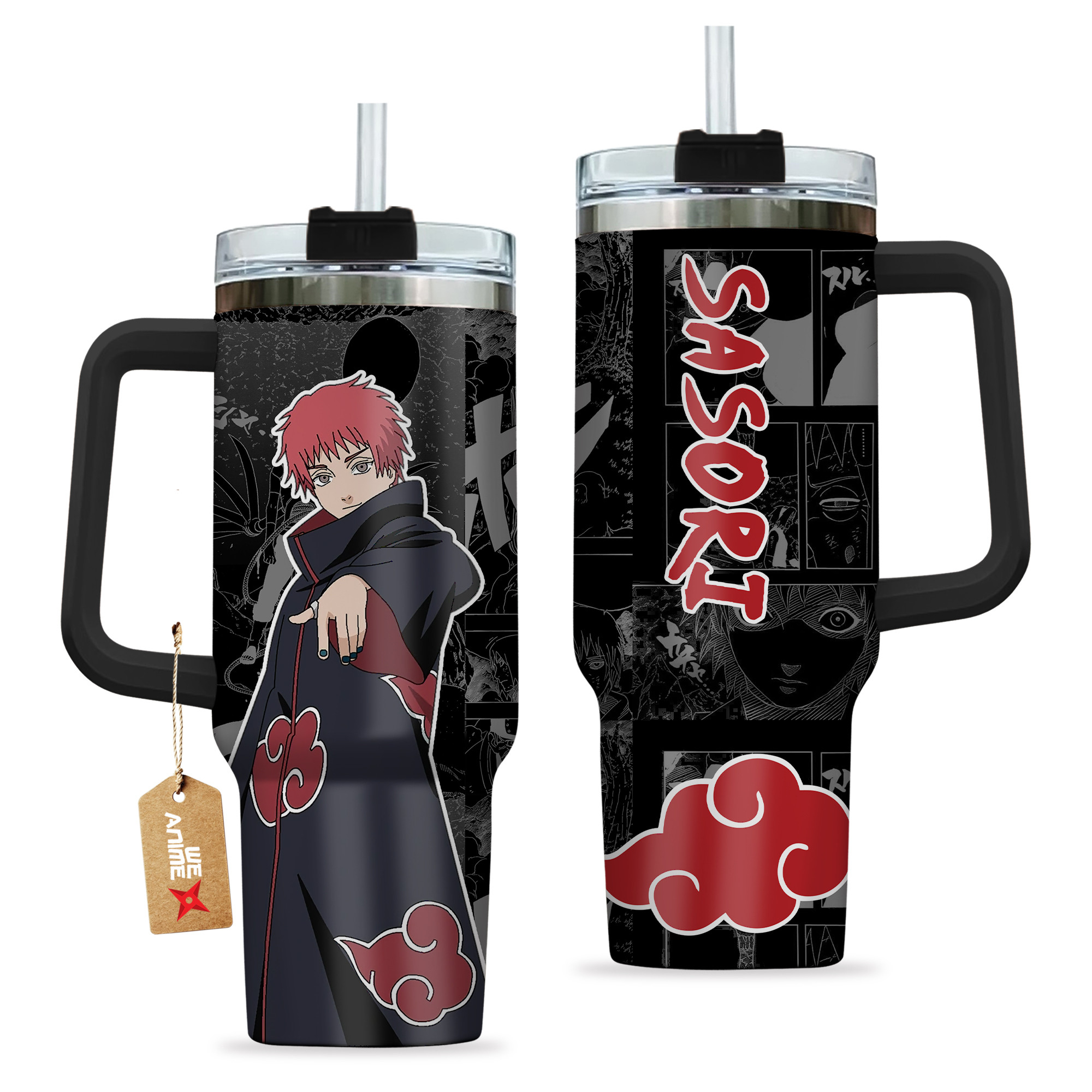 Sasori 40oz Tumbler Cup Handle Anime