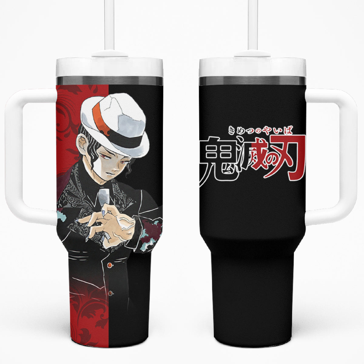 Muzan Kibutsuji 40oz Tumbler With Handle Demon Slayer