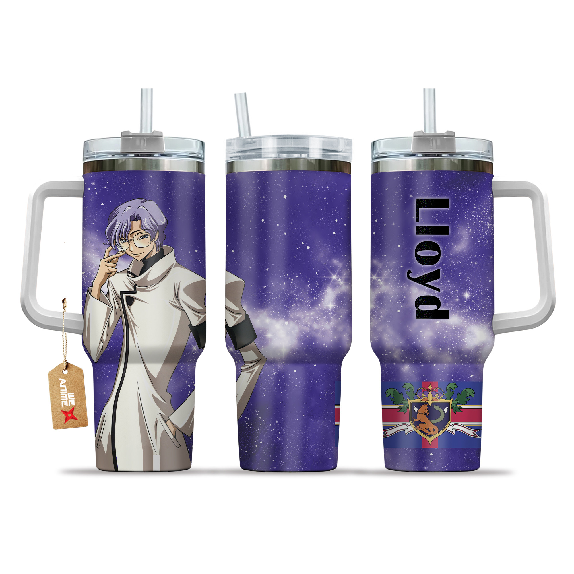 Lloyd Asplund 40oz Tumbler Cup With Handle Anime Accessories