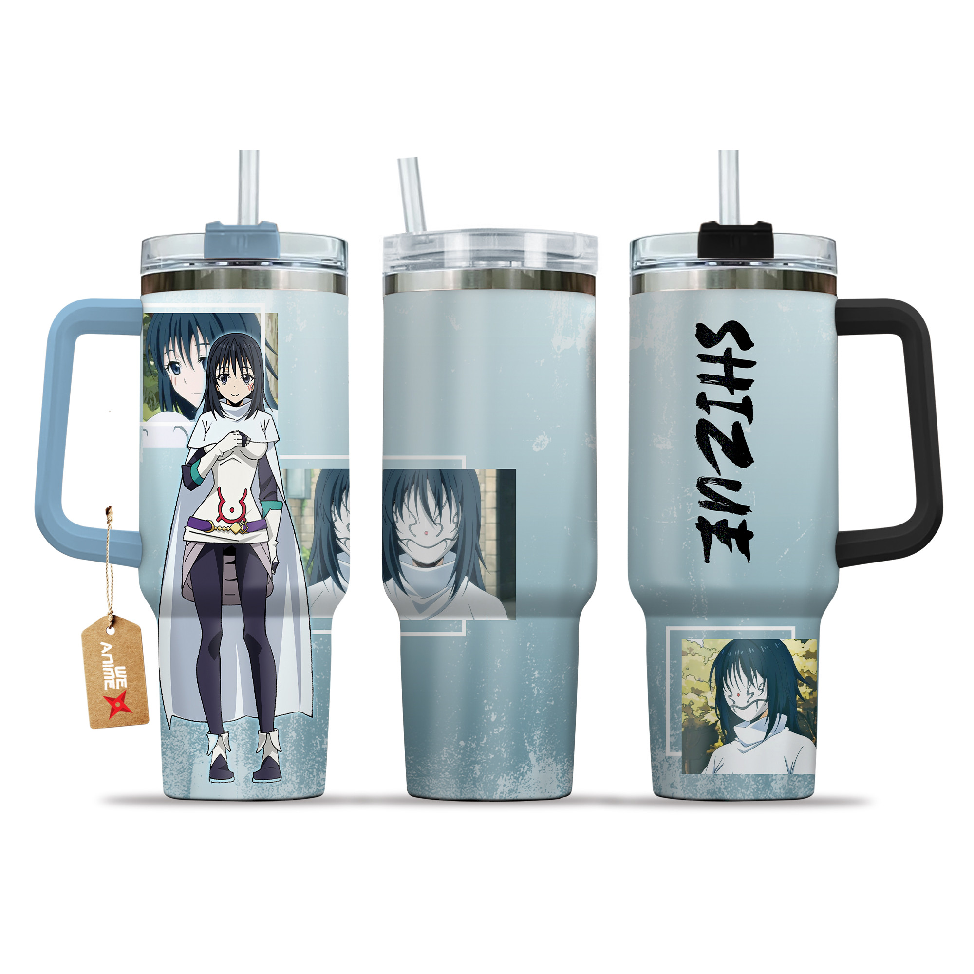 Shizue Izawa 40oz Tumbler Cup With Handle Anime Cup