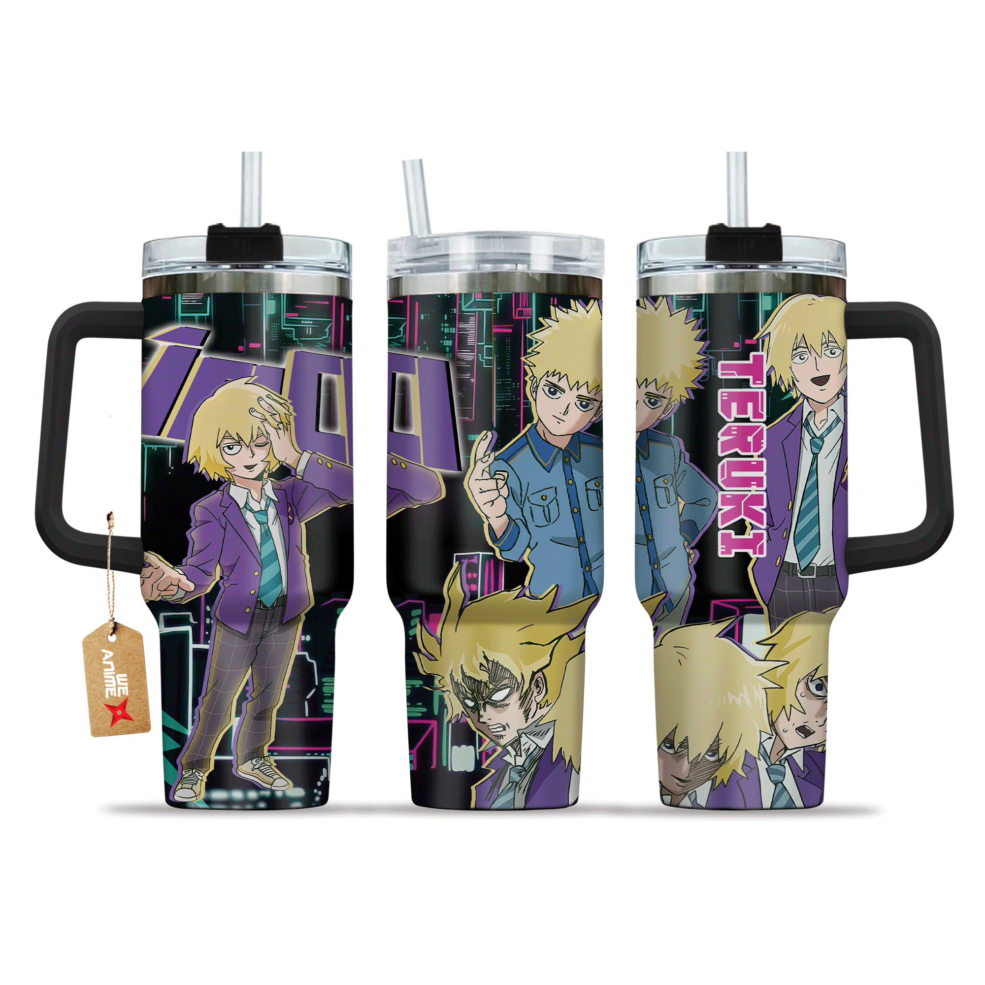 Teruki Hanazawa 40oz Tumbler Cup With Handle Anime Accessories