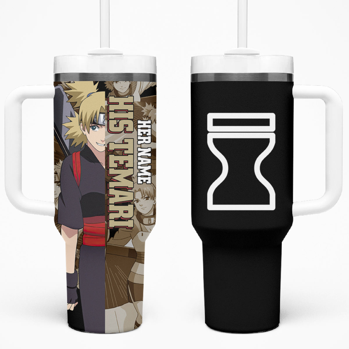 Temari 40oz Tumbler With Handle Naruto