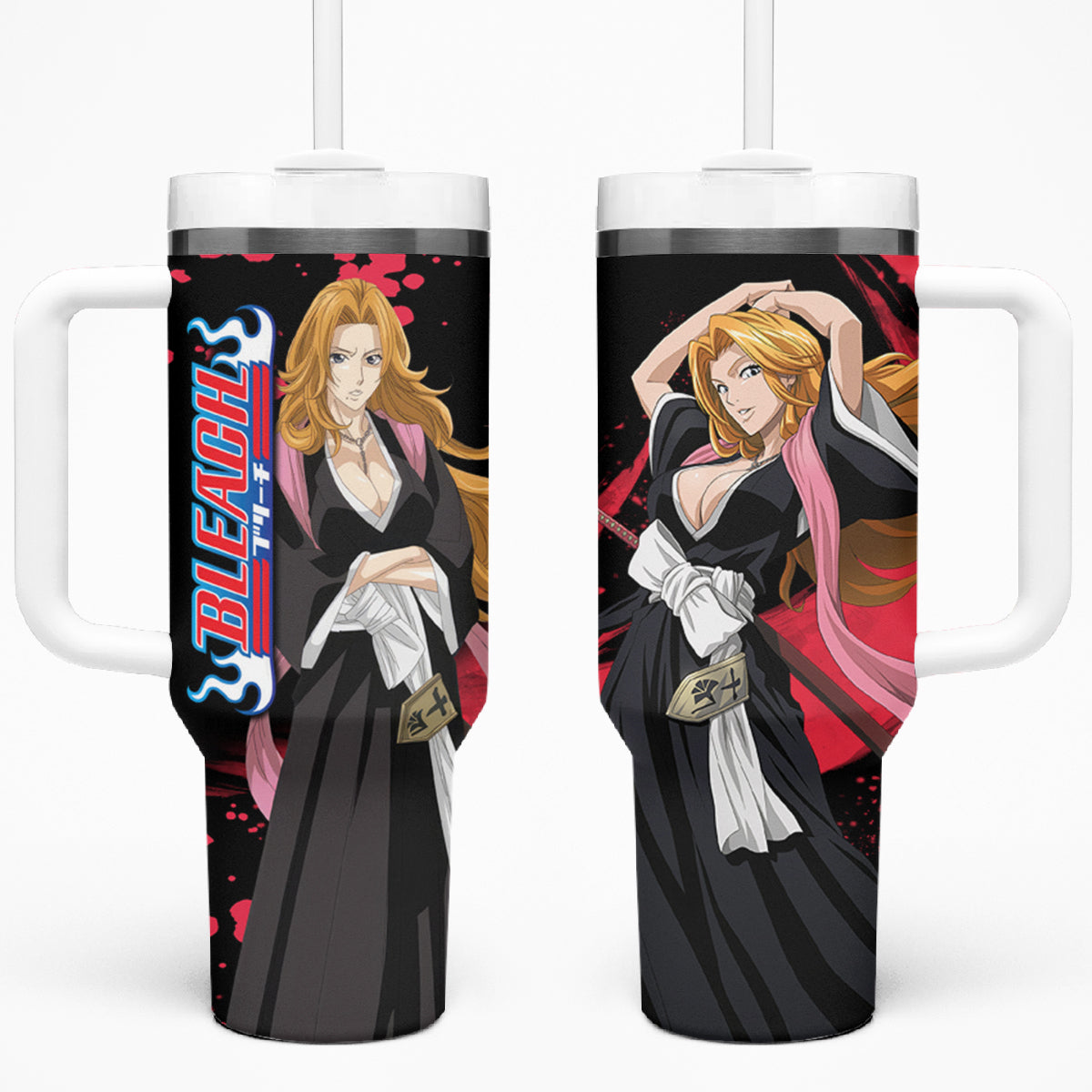 Rangiku Matsumoto 40oz Tumbler With Handle Bleach