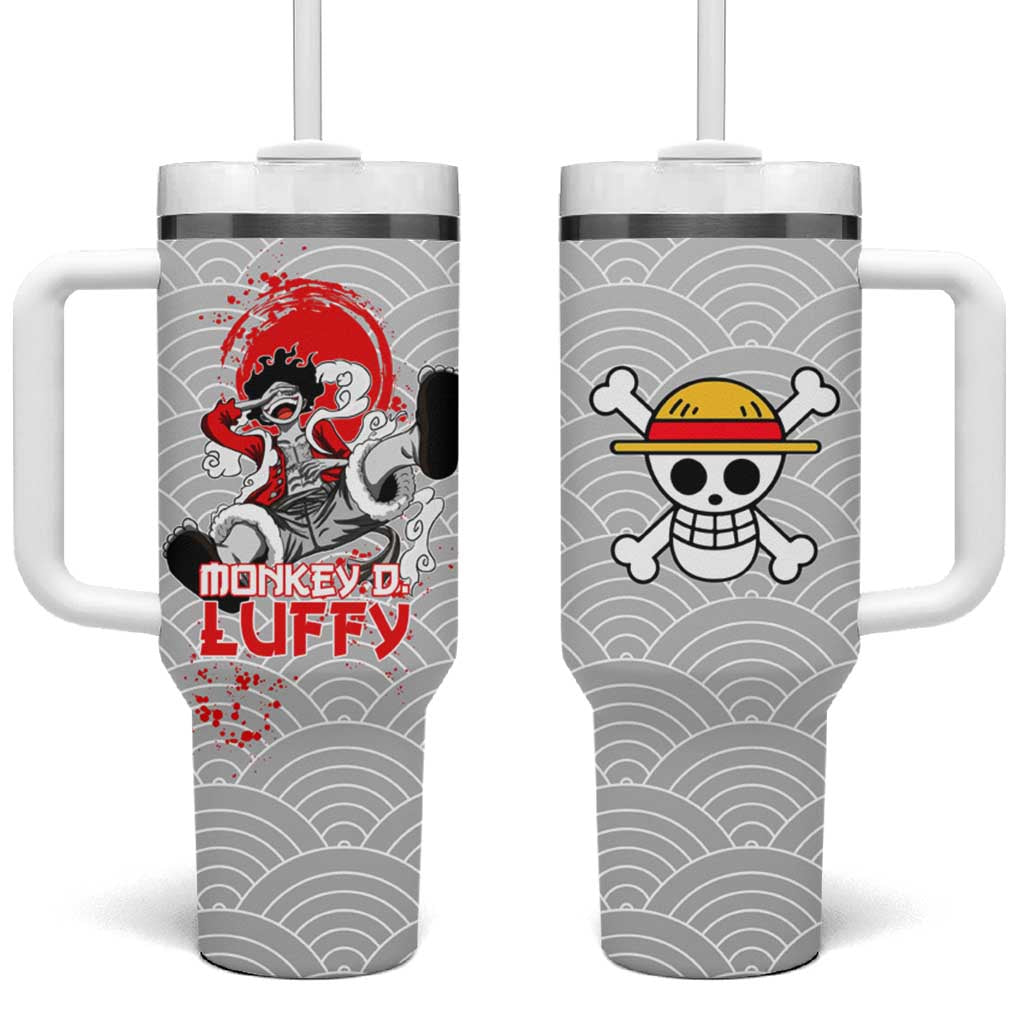 Luffy - One Piece 40oz Tumbler With Handle Anime Style