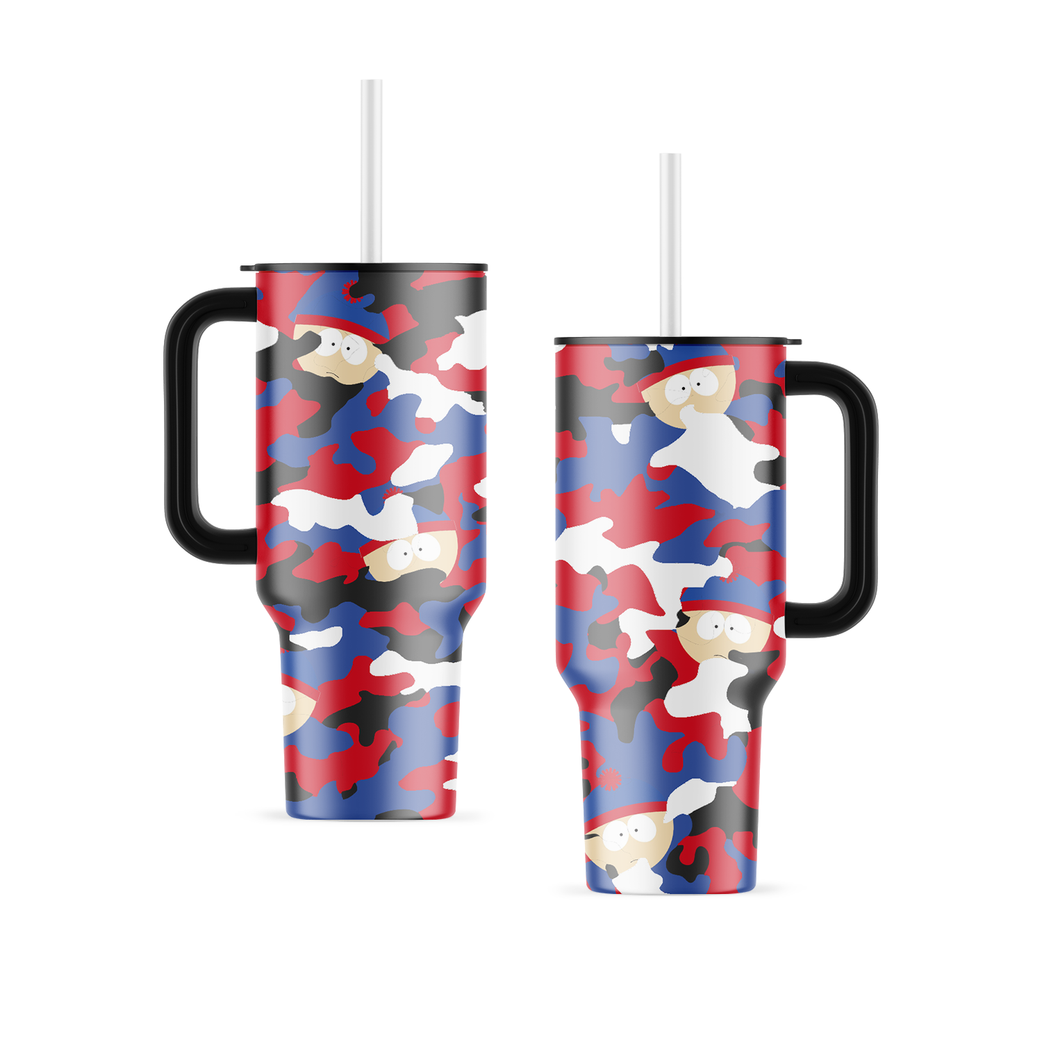 Stan South Park Camo Coffee 40oz Tumbler With Handle | Exclusive Design