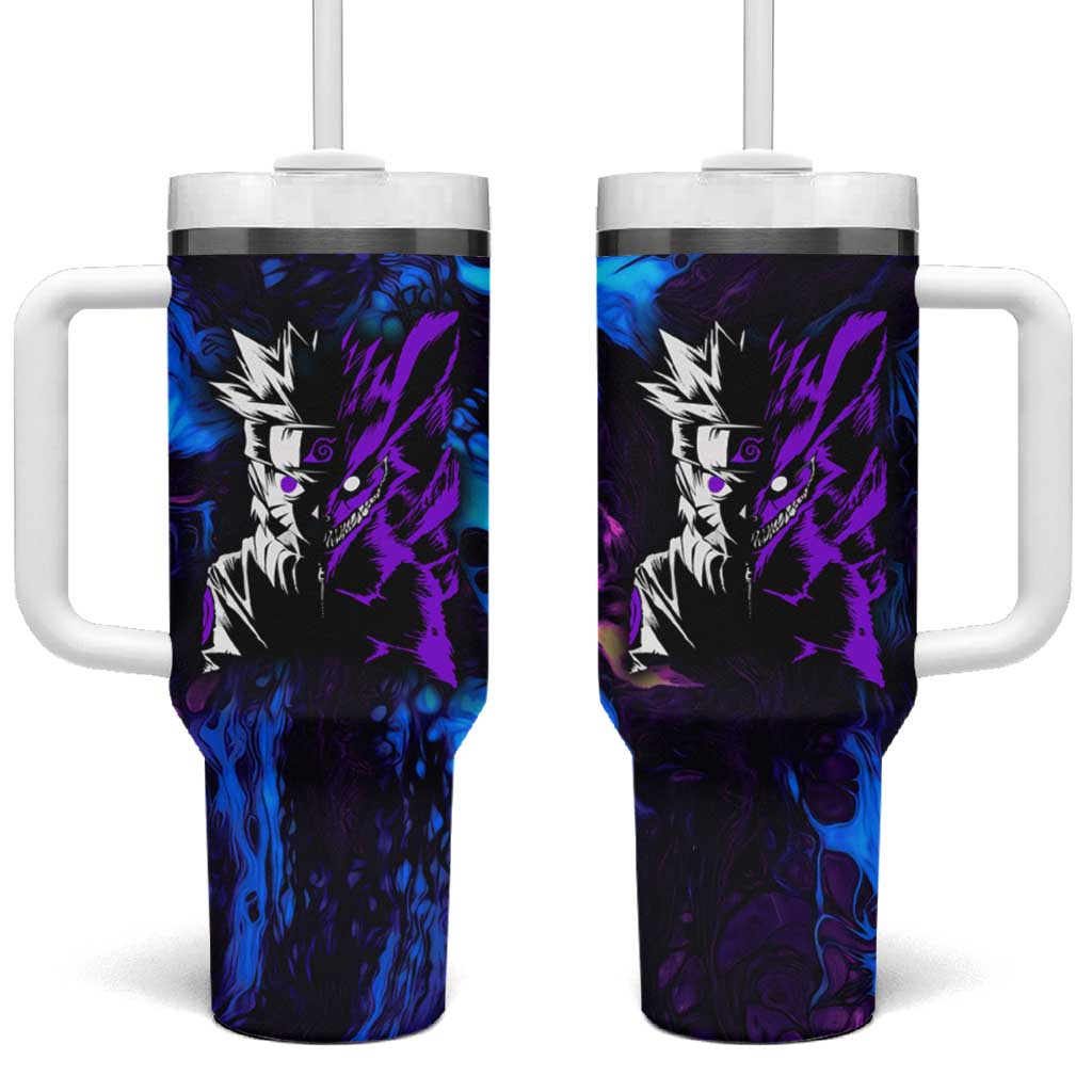 Naruto Awakened Beast 40oz Tumbler With Handle Anime Style