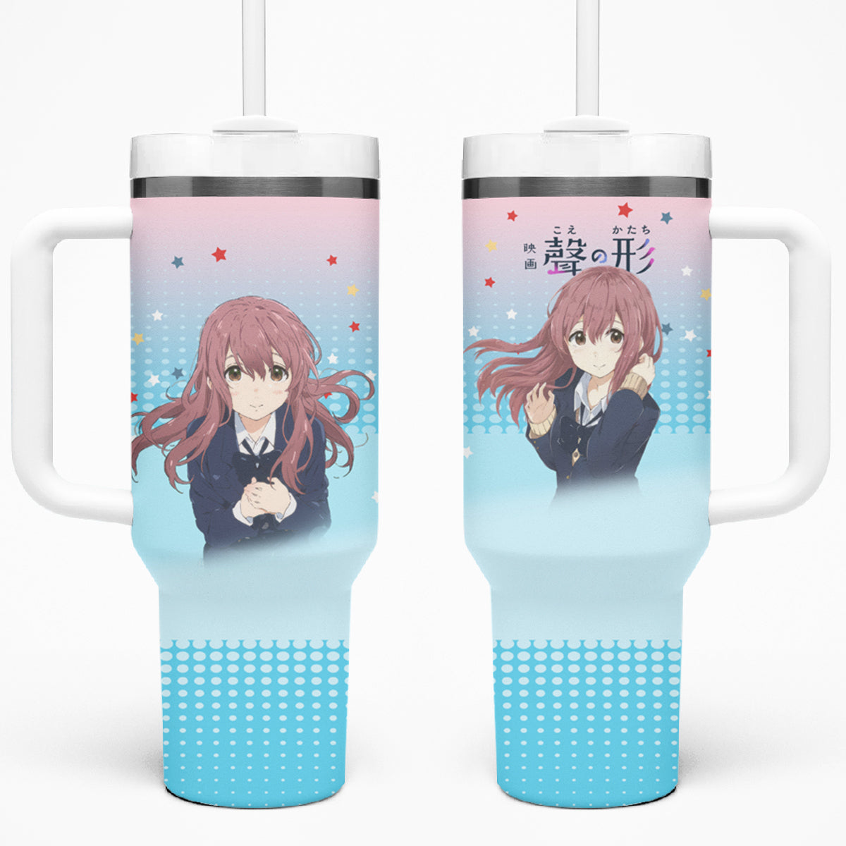 Nishimiya Shouko 40oz Tumbler With Handle A Slient Voice