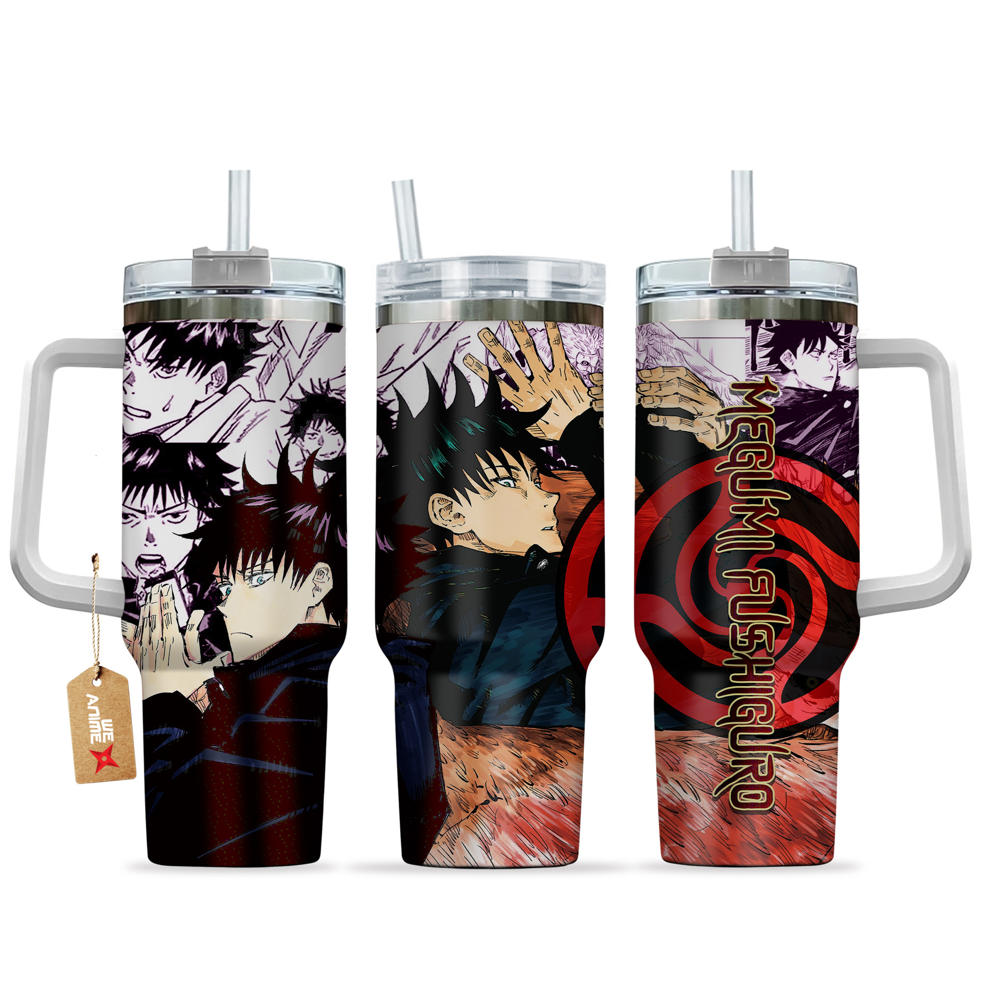 Megumi Fushiguro 40oz Tumber With Handle