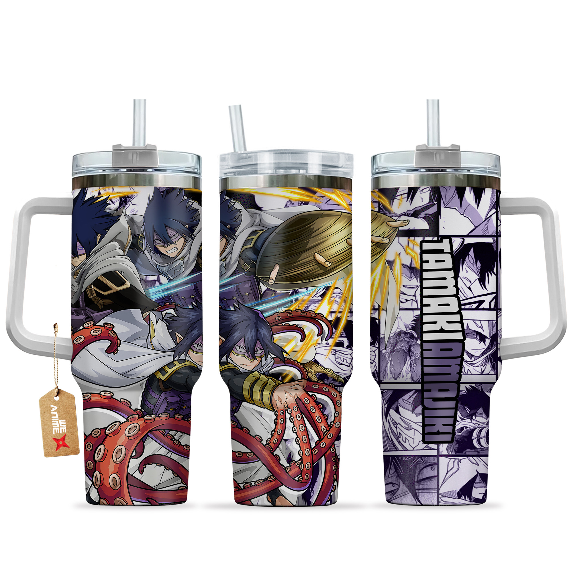Tamaki Amajiki (Suneater) 40oz Tumbler Cup With Handle Manga Art