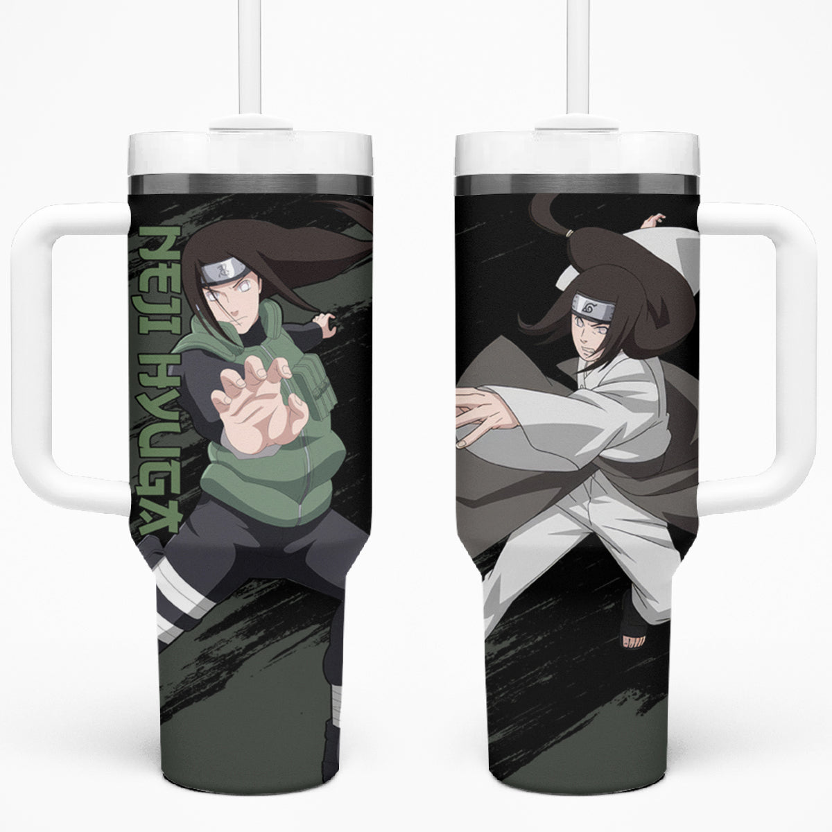 Neji Hyuga 40oz Tumbler With Handle Naruto