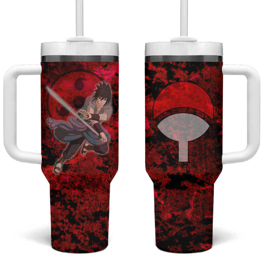 Uchiha Sasuke - Naruto 40oz Tumbler With Handle Anime Style