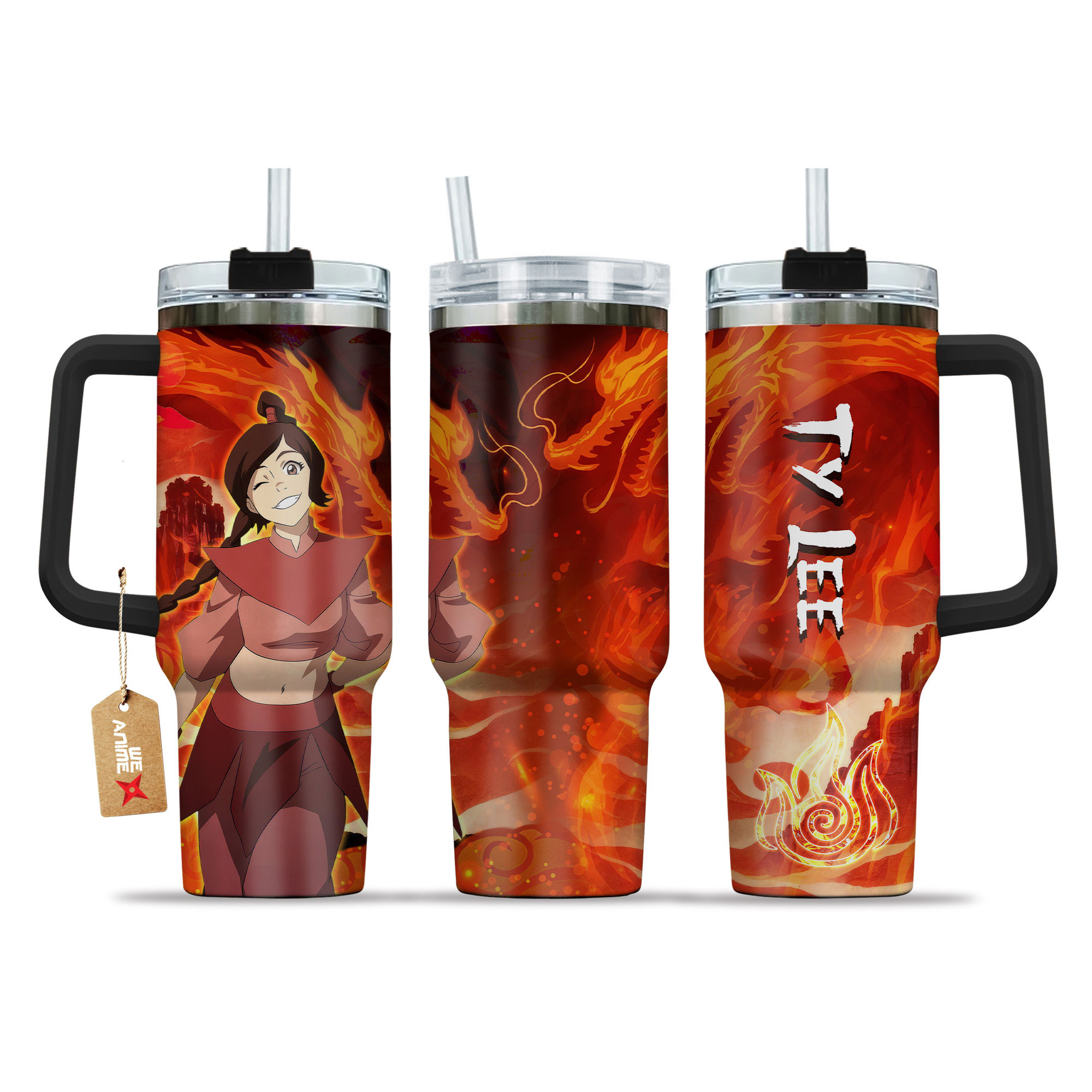Ty Lee 40oz Tumbler Cup With Handle
