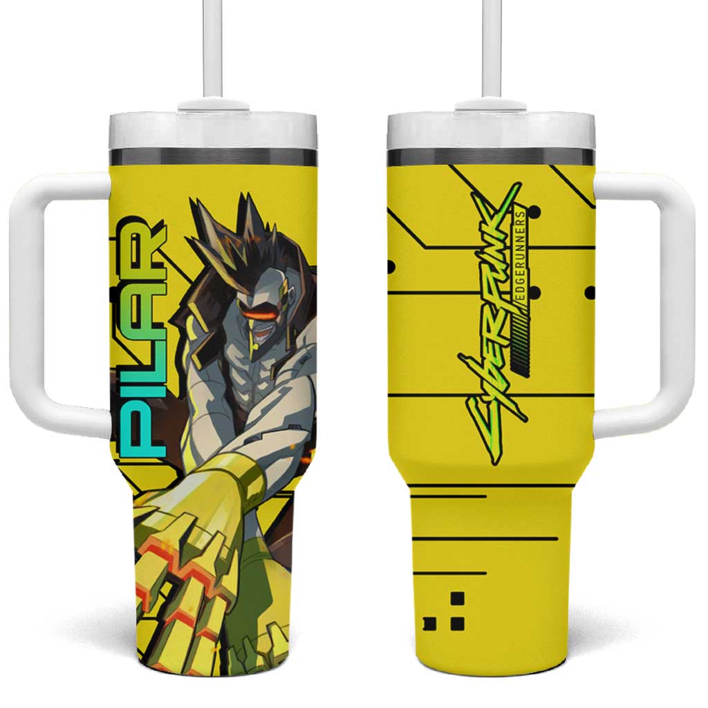 Pilar - Cyberpunk Edgerunners 40oz Tumbler With Handle Anime Style