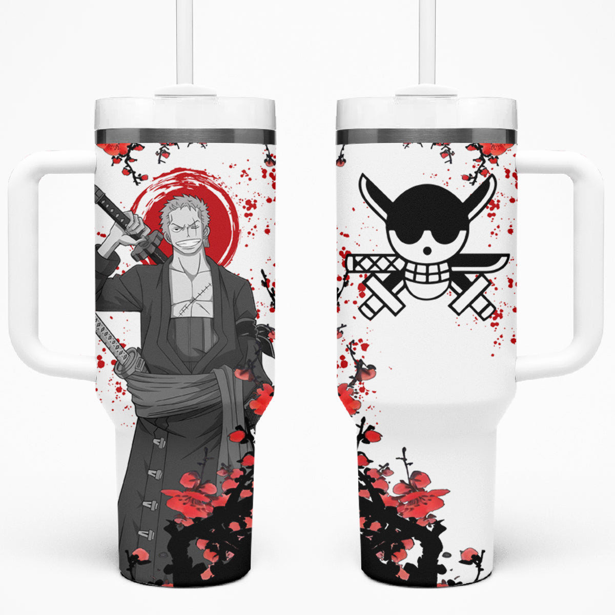 Roronoa Zoro Anime 40oz Tumbler With Handle