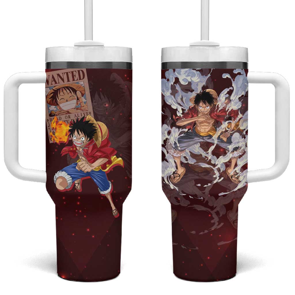 Luffy - One Piece 40oz Tumbler With Handle Anime Style