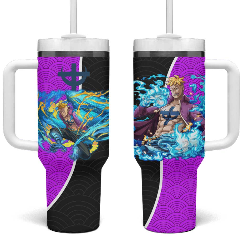 Marco - One Piece 40oz Tumbler With Handle Anime Style