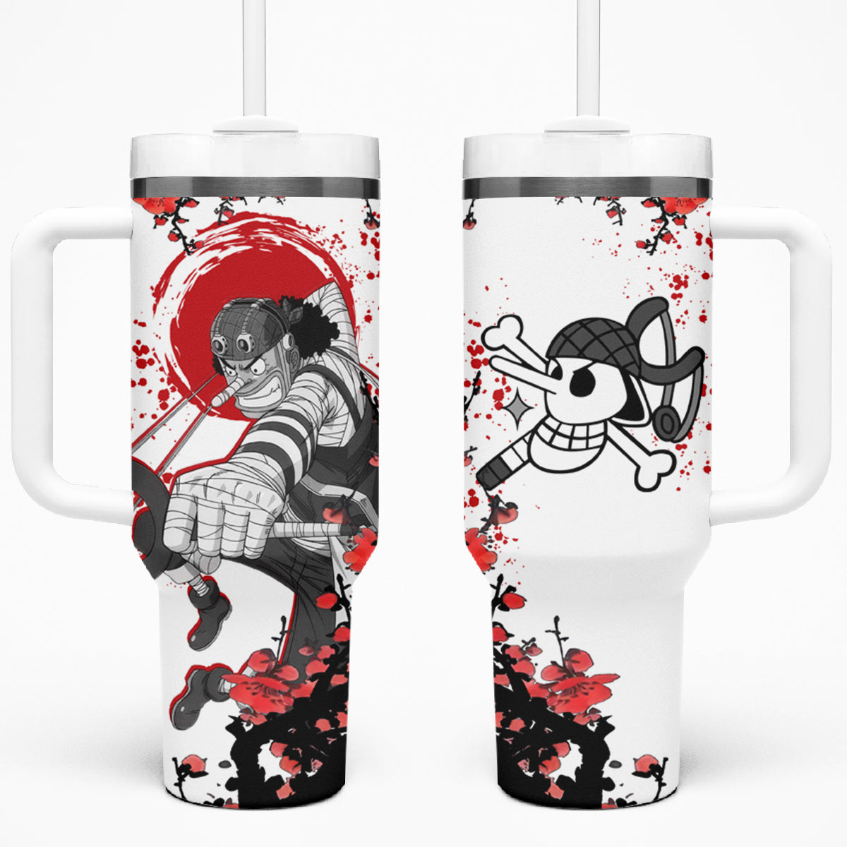 Usopp 40oz Tumbler With Handle Japan Style Anime