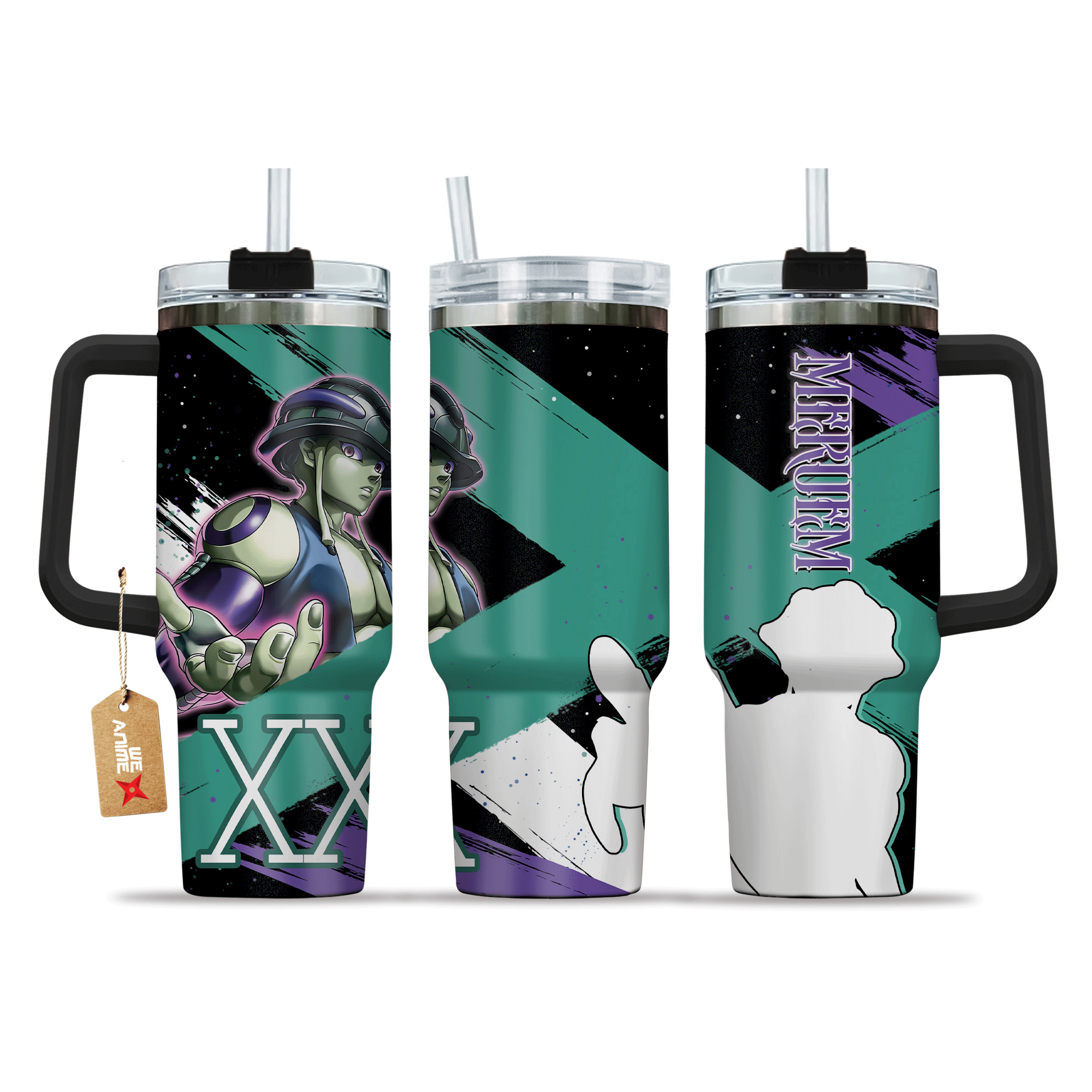 Meruem 40oz Tumbler Cup With Handle Anime Cup