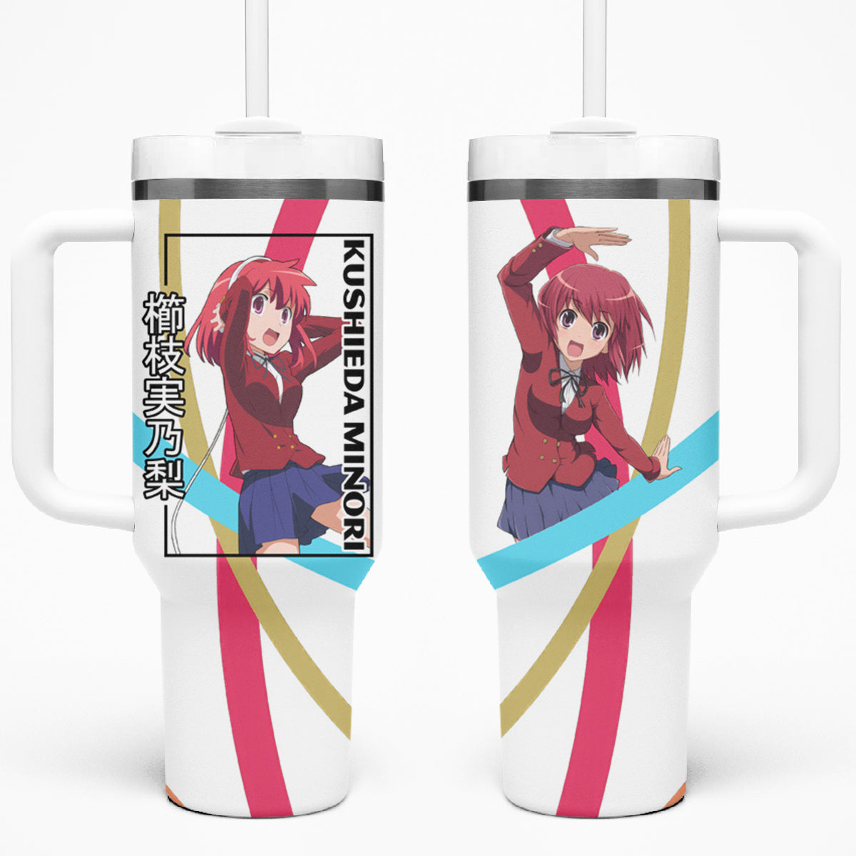 Kushieda Minori 40oz Tumbler With Handle Toradora