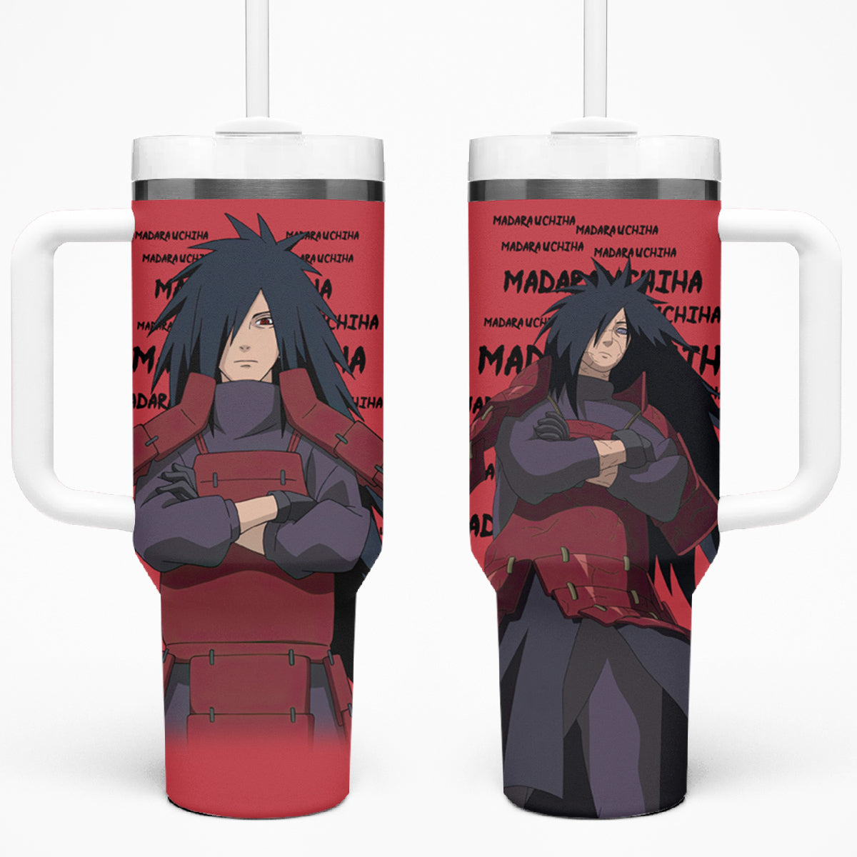 Madara Uchiha 40oz Tumbler With Handle Style Manga
