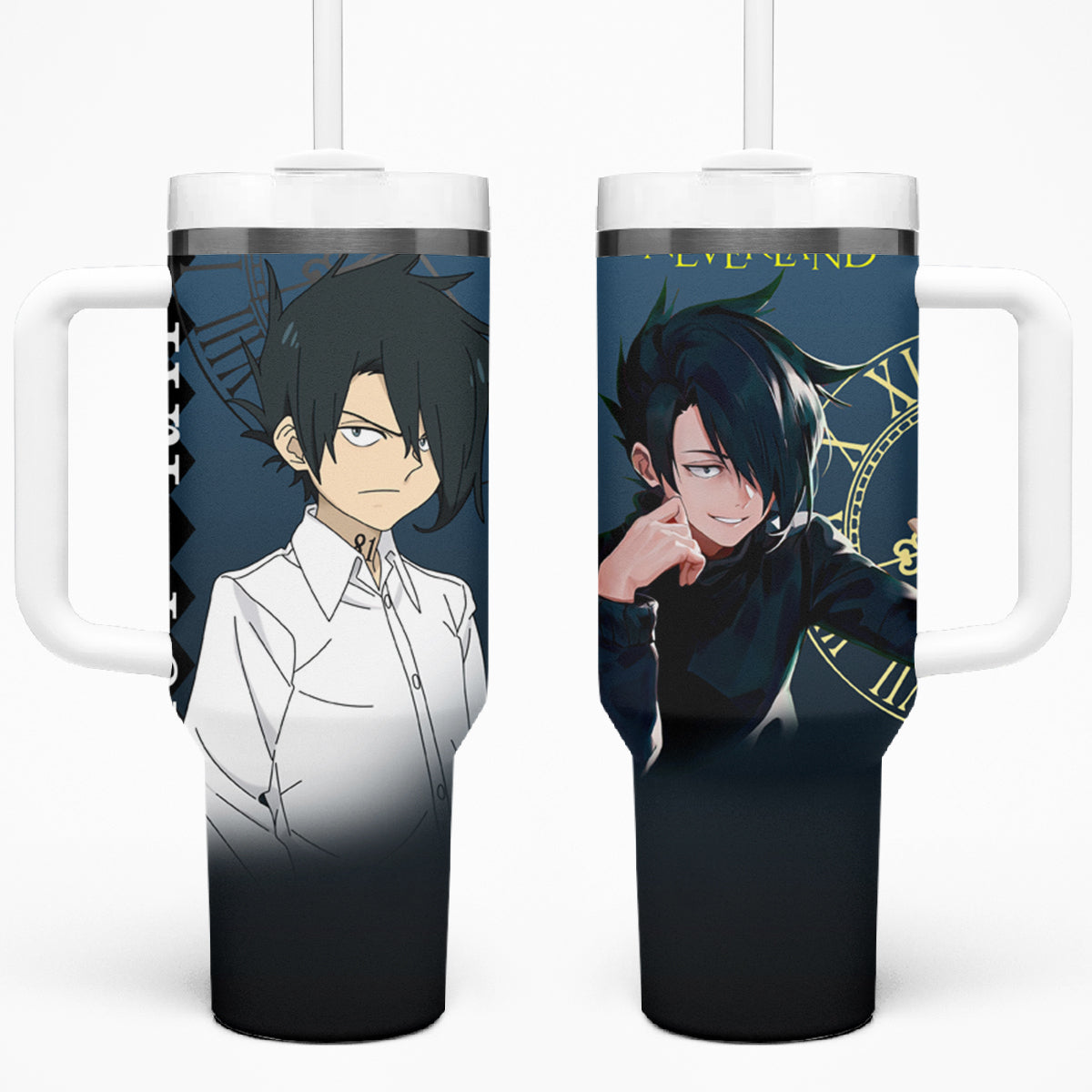 Ray 40oz Tumbler With Handle The Promised Neverland