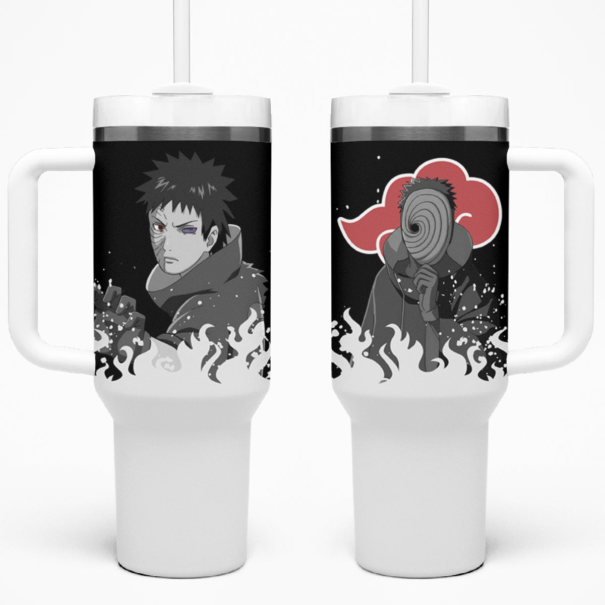 Obito Uchiha 40oz Tumbler With Handle Naruto