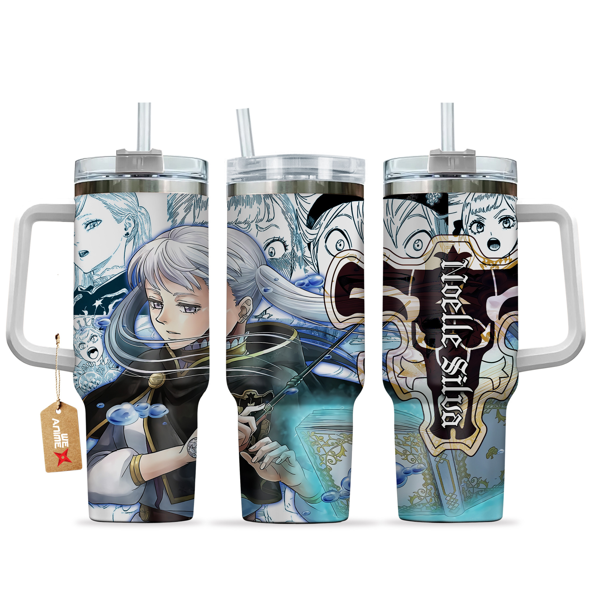 Noelle Silva 40oz Tumbler Cup With Handle