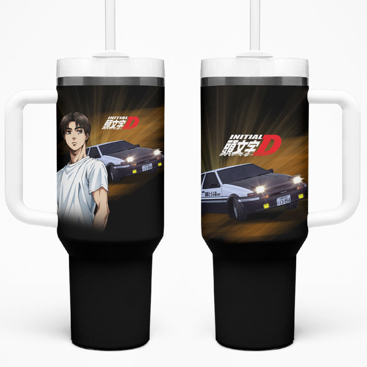 Takumi Fujiwara 40oz Tumbler With Handle
