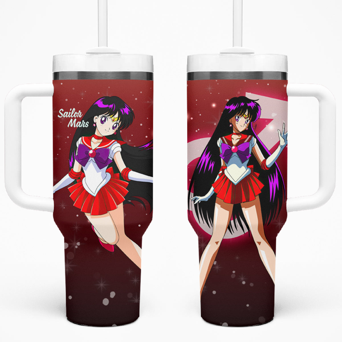 Sailor Mars Rei Hino 40oz Tumbler With Handle
