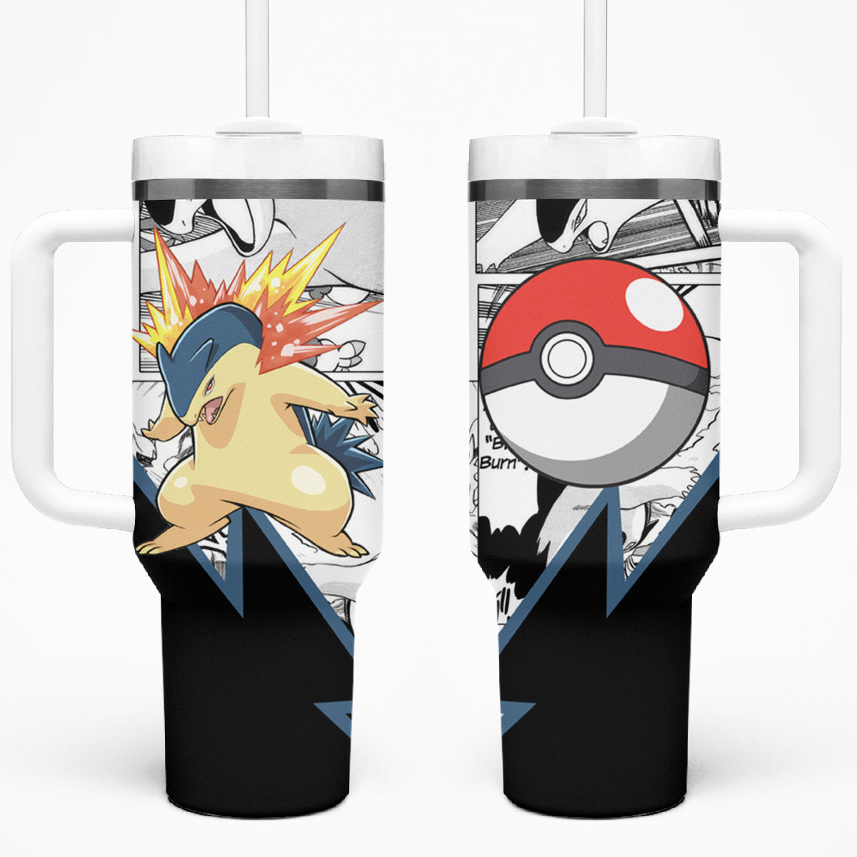Typhlosion 40oz Tumbler With Handle Mix Manga