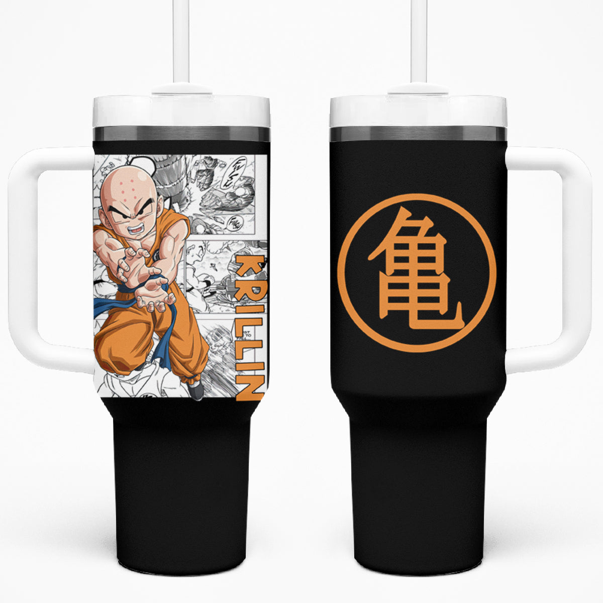 Krillin - Anime Manga 40oz Tumbler With Handle