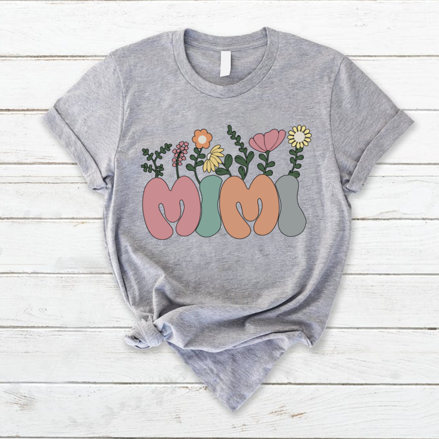 Mimi Flower, Gift For Mother's Day T-Shirt
