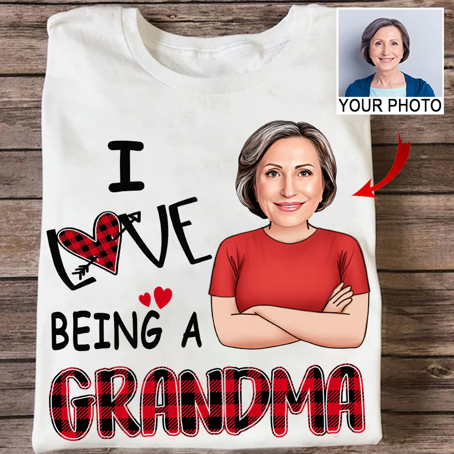 I Love Being A Grandma Custom Art, Mother's Day Gifts