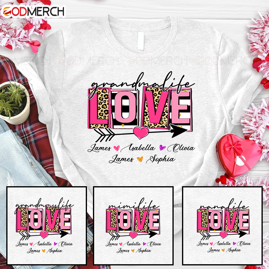 Love Grandmalife And Grandkids CL01 T-Shirt