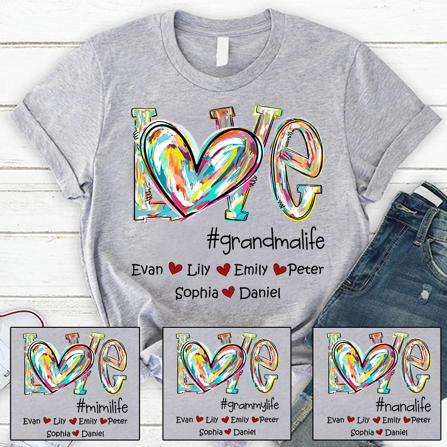 Love Grandmalife And Kids CL01 T-Shirt