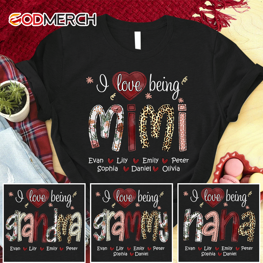 I love being Mimi And Kids CTH01 T-Shirt