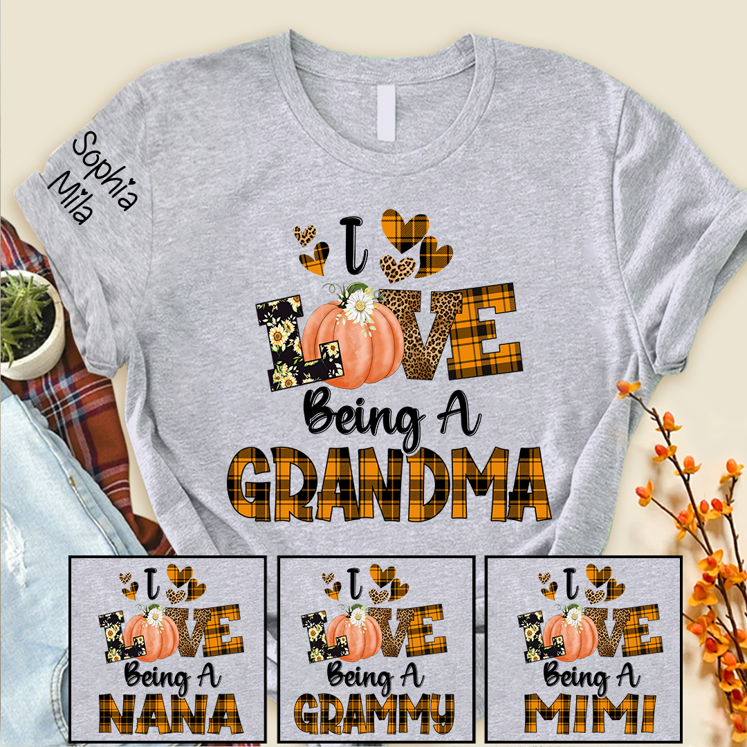 Love Pumpkin Season Love Being Grandma