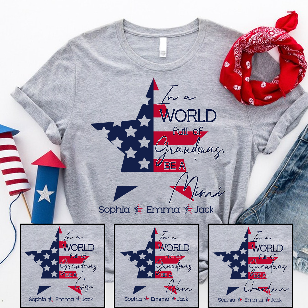 In a World full of Grandma Be A Mimi T-Shirt